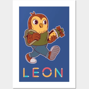 Entrusion Owl Leon Posters and Art